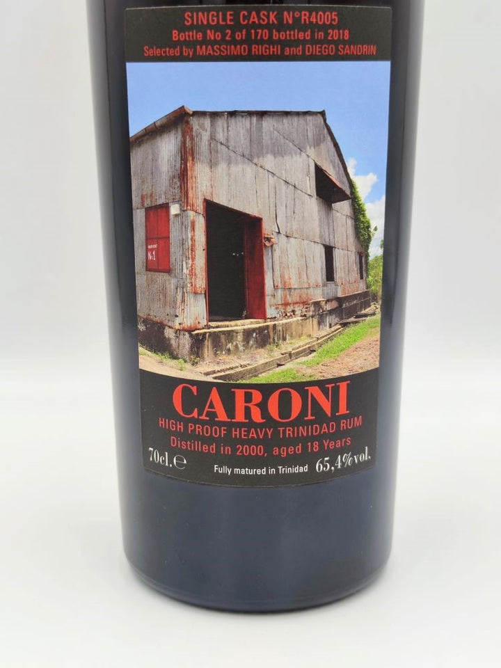 Caroni 2000/2018 18yo 65,4% cask#R4005 Lion's Whisky label