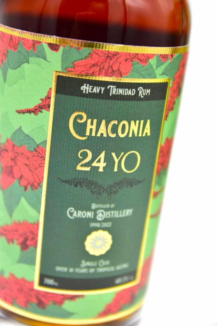 Caroni 1998/2022 Chaconia 24yo 60,2% cask#4 label