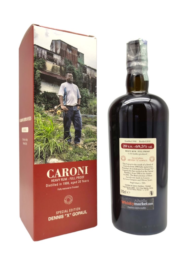 Caroni Employees 1st Release Dennis X Gopaul 1998/2018 20yo 69,5%