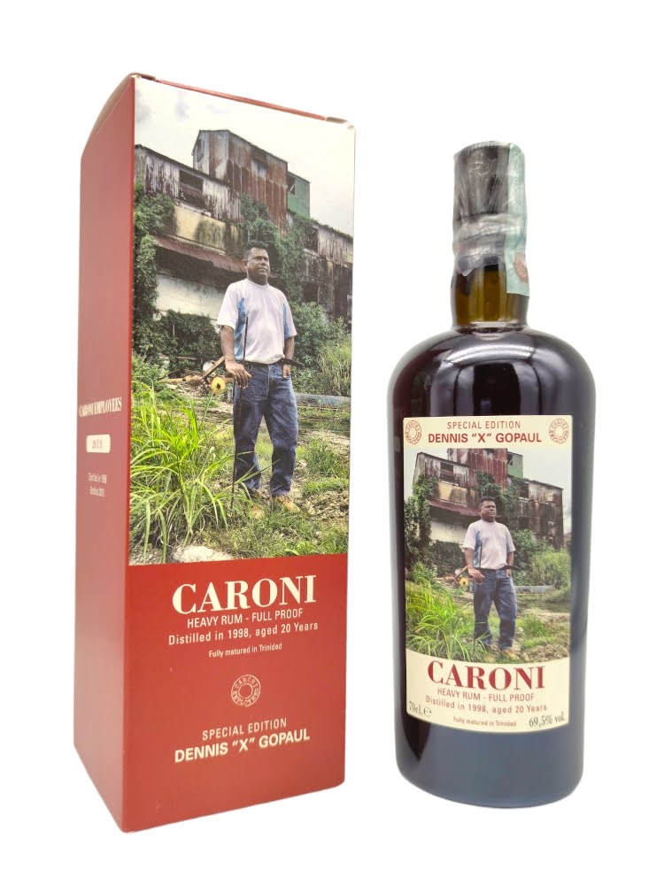 Caroni Employees 1st Release Dennis X Gopaul 1998/2018 20yo 69,5% with box