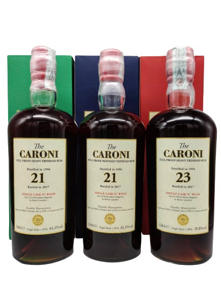 Caroni Magnum Collection 3 x 1.5L Velier 70th Anniversary