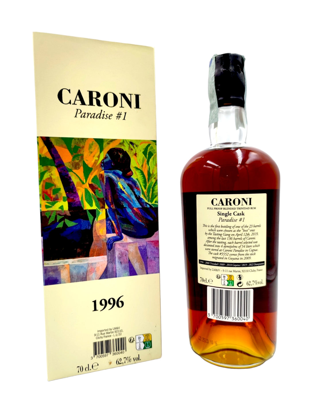 Caroni Paradise #1 Velier 1996 26yo 62,7% cask#5552