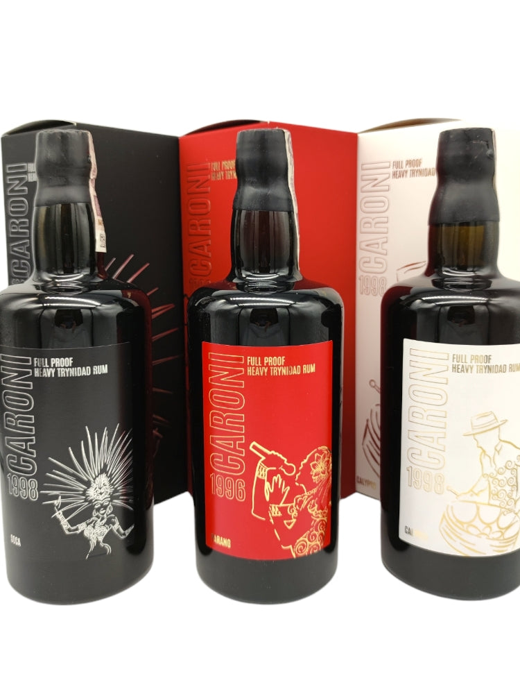 Caroni Rum Music! Series 1st edition (set of 3 bottles)