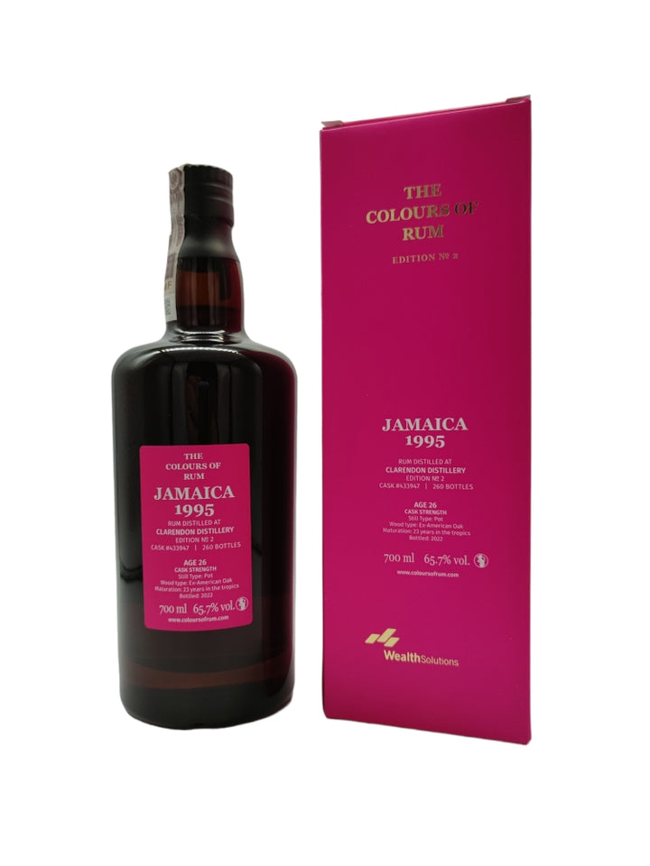 Clarendon 1995/2022 26yo 65,7% cask#433947 Jamaica Edition No. 2 The Colours of Rum