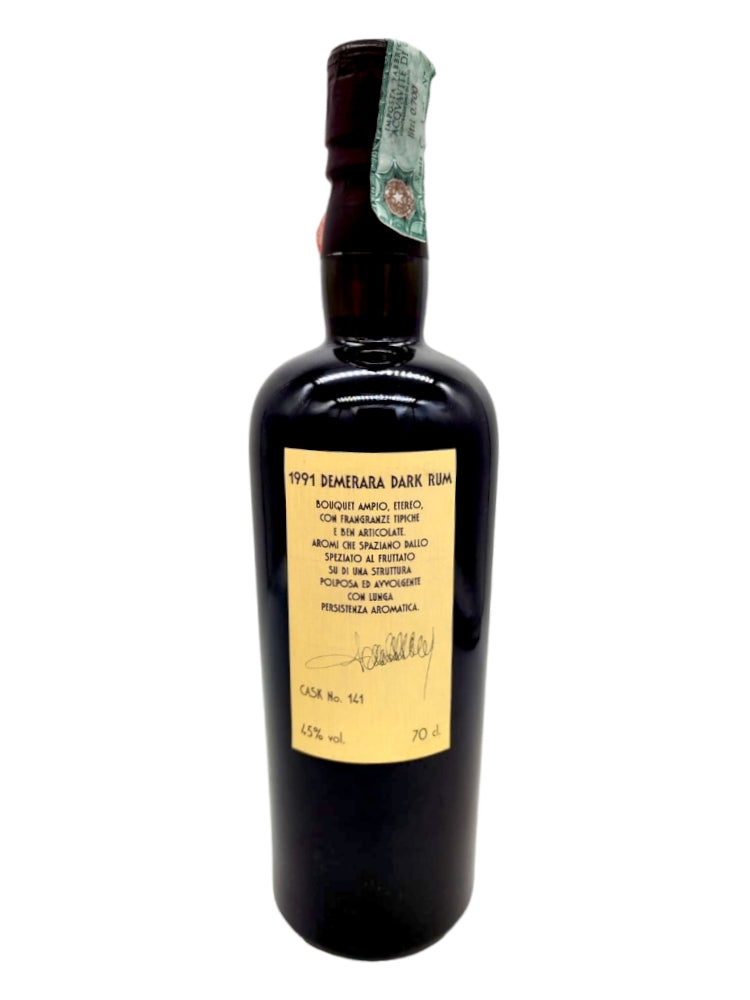 Demerara Dark Rum 1991 45% cask#141 Samaroli bottle