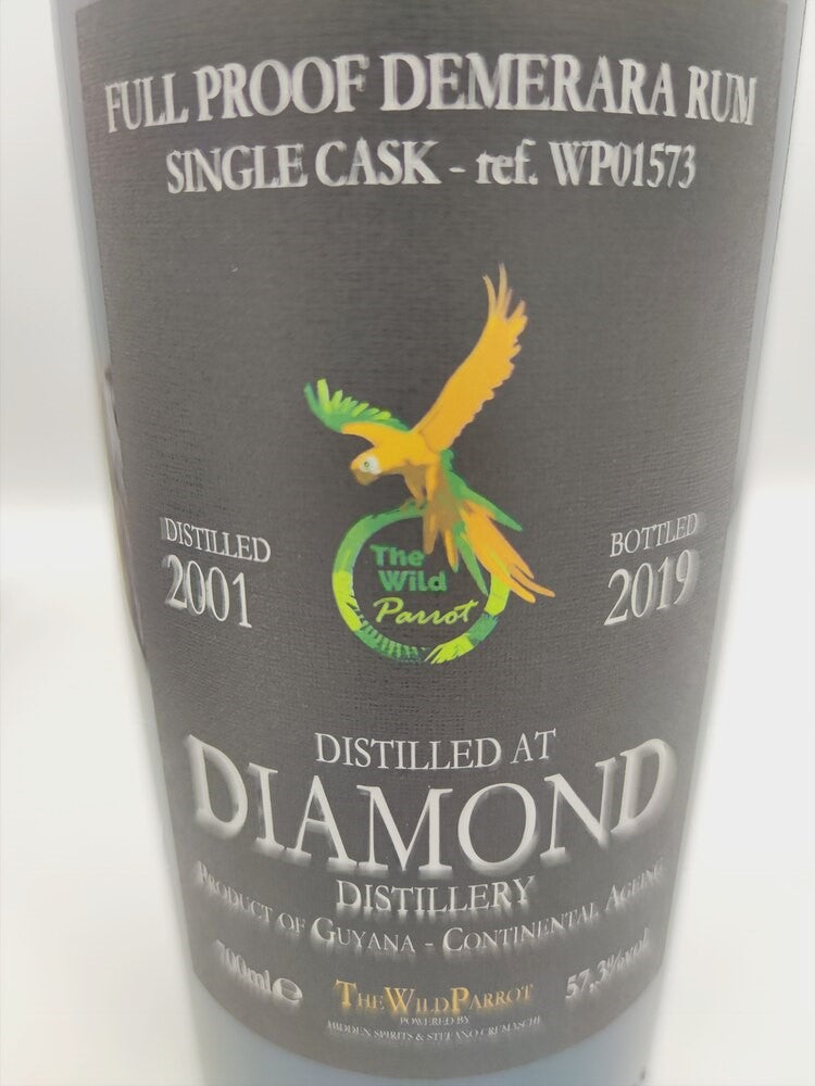 Diamond 2001 18yo 57,3% Guyana cask#WP01573 The Wild Parrot