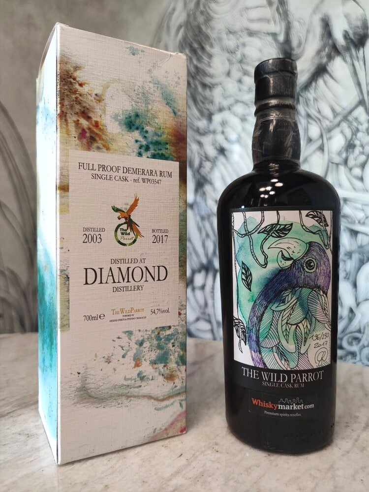 Diamond 2003/2017 14yo 54,7% Guyana cask#03547 The Wild Parrot