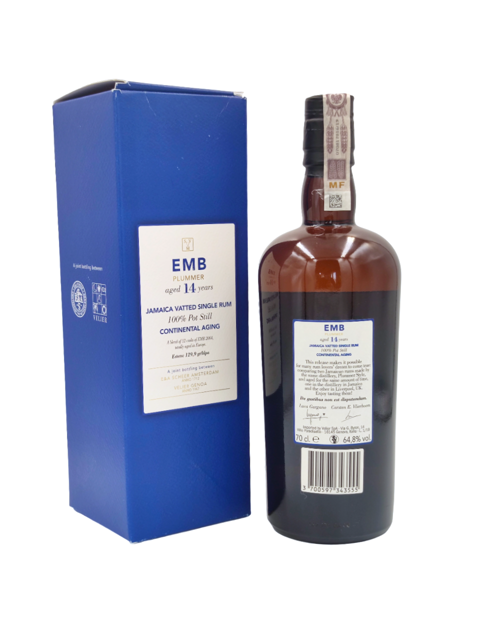 EMB Plummer Jamaica 14yo 64,8%