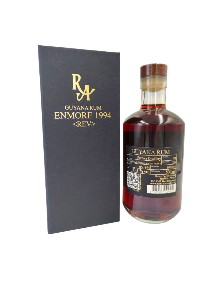 Enmore 1994 27yo 53,1% cask#218 REV Guyana Rum Artesanal, Distilia.Shop