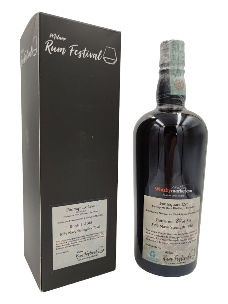 Foursquare 2005 12yo 57% Milano Rum Festival