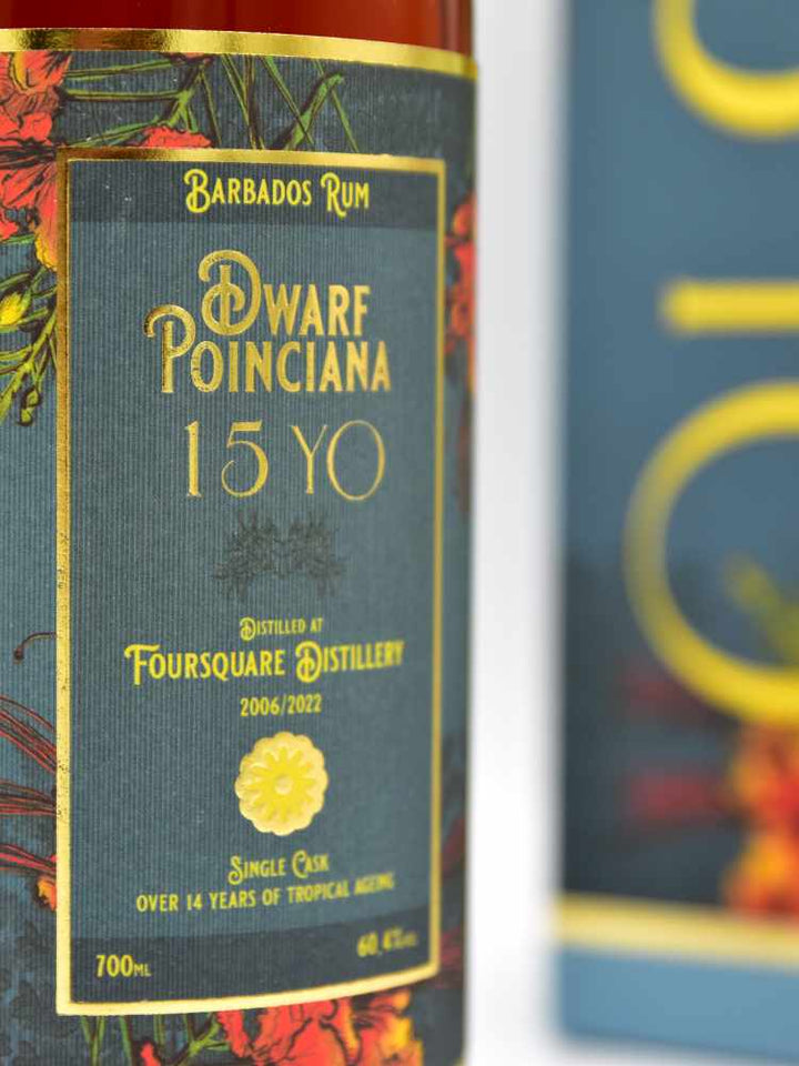 Foursquare 2006 Dwarf Poinciana Floral Rum Series 15yo 60,4% cask#105 Distilia for Catawiki