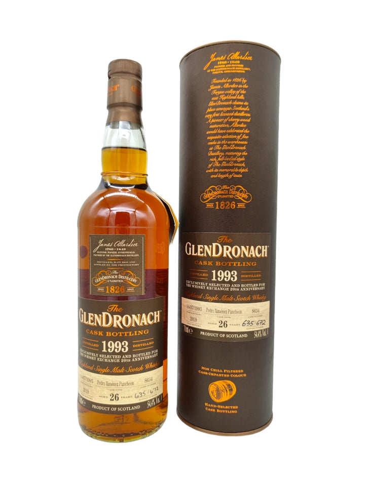 Glendronach 1993/2019 26yo 54,4% cask#8634