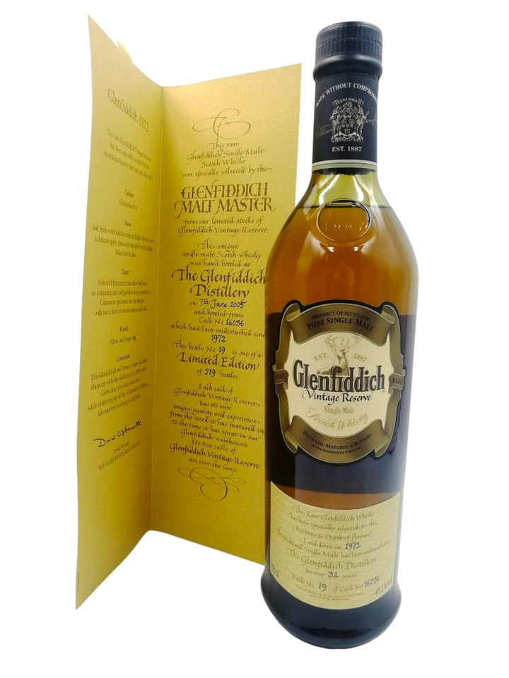 Glenfiddich 1972/2005 32yo 47,1% cask#16036 Vintage Reserve