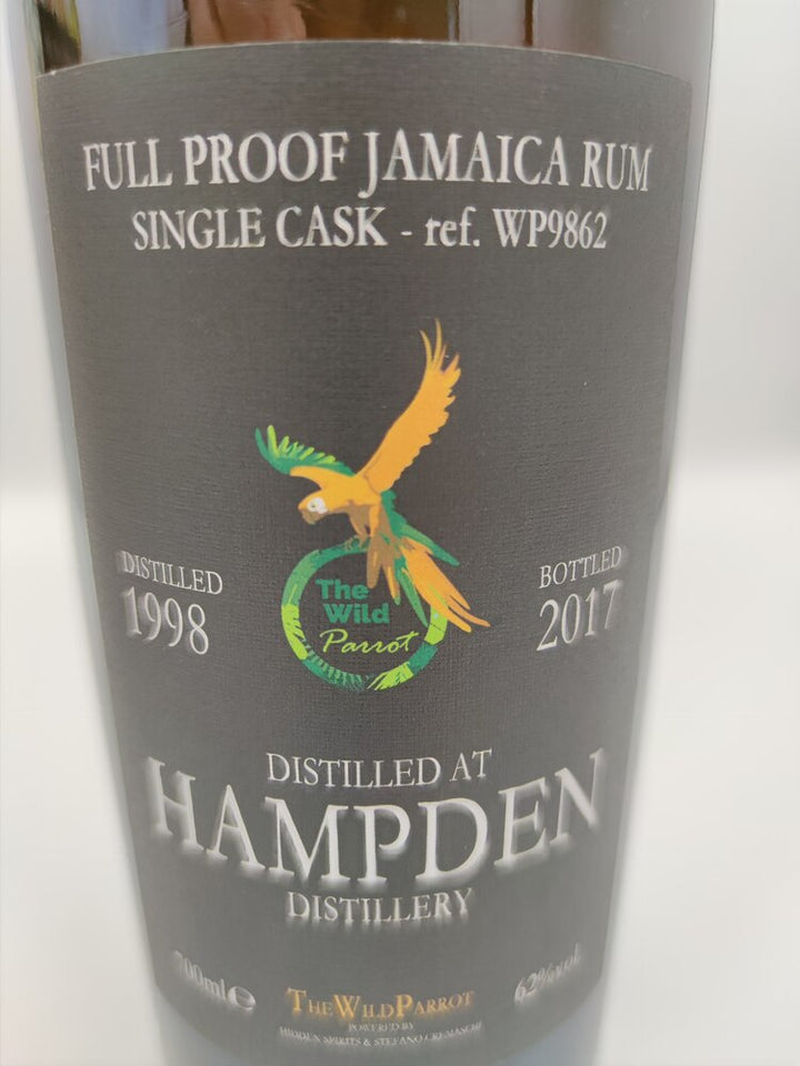 Hampden 1998/2017 19yo 62% Jamaica cask#WP9862 The Wild Parrot