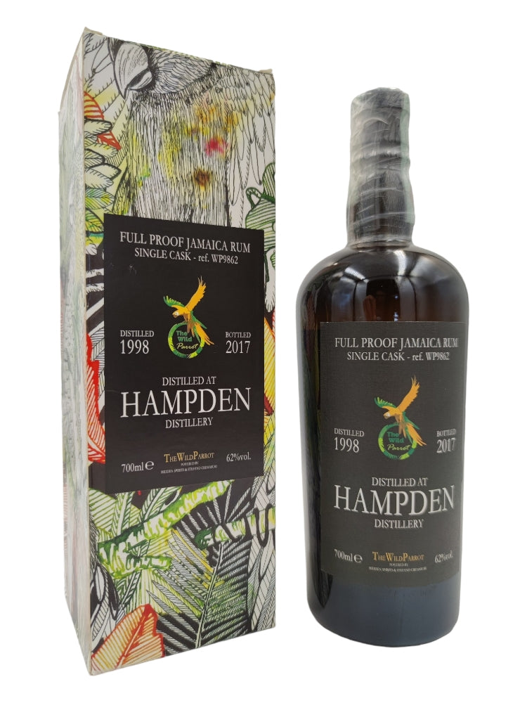 Hampden 1998/2017 19yo 62% Jamaica cask#WP9862 - The Wild Parrot