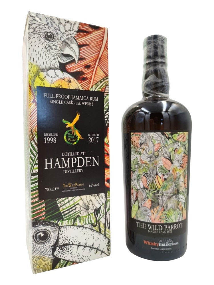 Hampden 1998 19yo 62% Jamaica cask#WP9862 The Wild Parrot