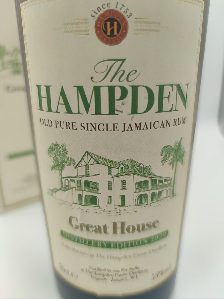 Hampden 2020 59% Great House Edition label