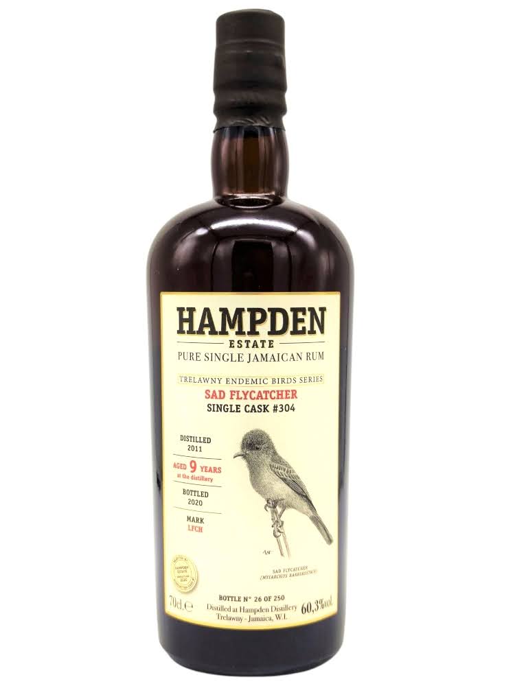 Hampden LFCH 2011 9yo cask#304 Sad Flycatcher Trelawny Endemic Birds