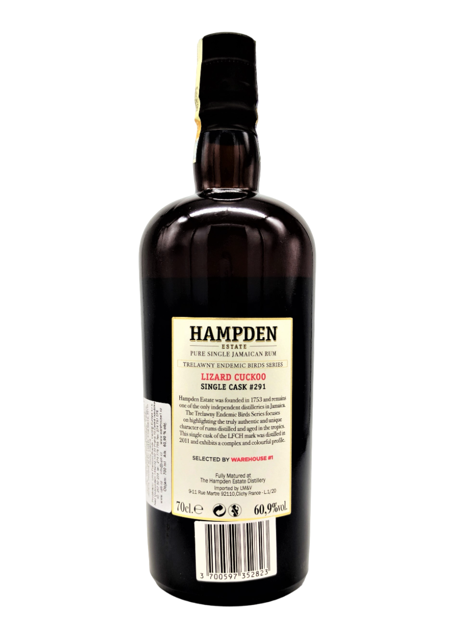 Hampden 2011 9yo cask#291 Lizard Cuckoo Trelawny Endemic Birds