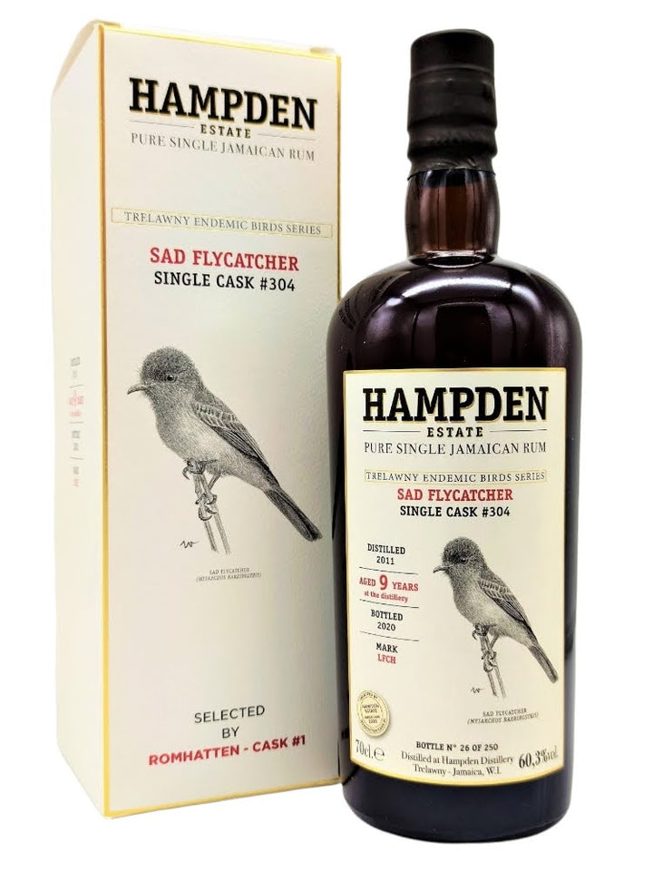 Hampden 2011 9yo cask#304 Sad Flycatcher Trelawny Endemic Birds