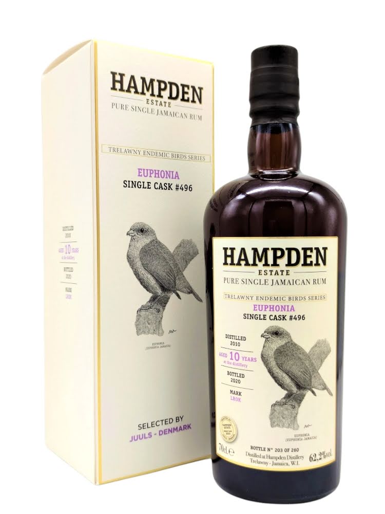 Hampden LROK 2010 10yo cask#496 Euphonia Trelawny Endemic Birds