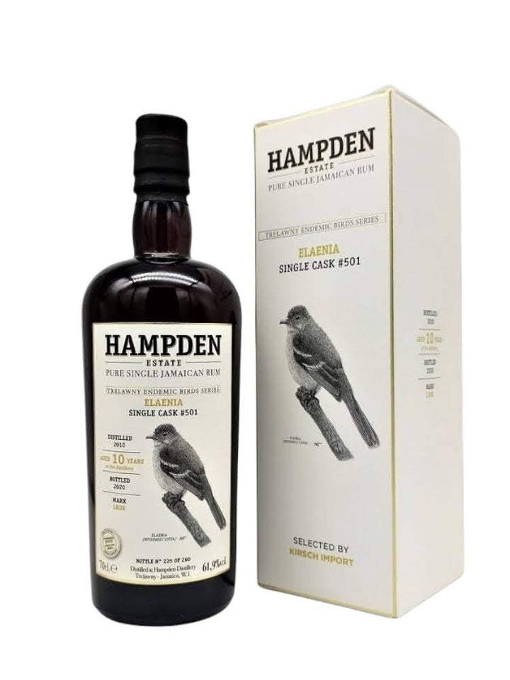 Hampden 2010 Single Cask 10 Year Old #501 / Trelawny Endemic Birds