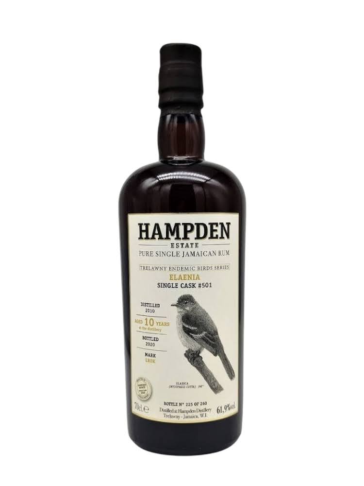 Hampden LROK 2010 Single Cask 10 Year Old #501 / Trelawny Endemic Birds