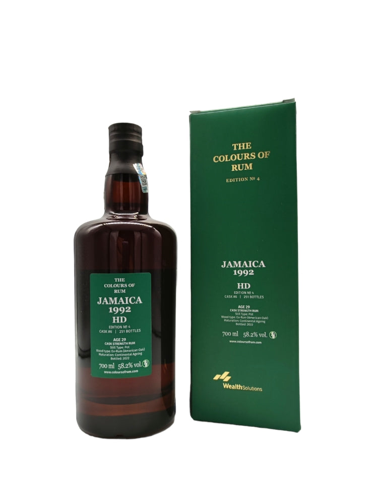 The Colours of Rum Jamaica Ed. 4 1992/2022 29yo 58,2% cask#6 HD