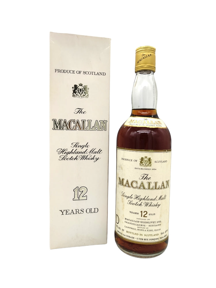 Macallan 12yo 75 proof 26 2/3 FL.OZS 43 GL set 12x750ml