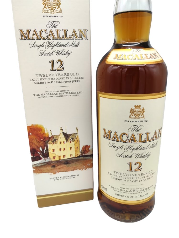 Macallan 12yo 40% label