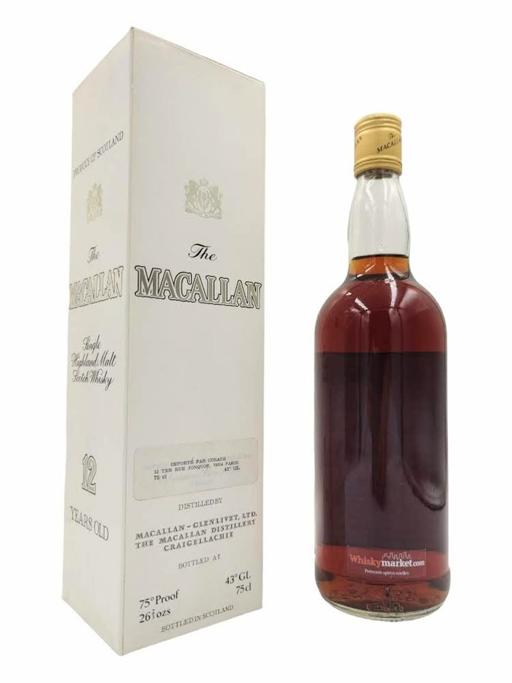  Macallan 12yo 26 2/3 FL.OZS 43 GL 750ml Import Par. Corade