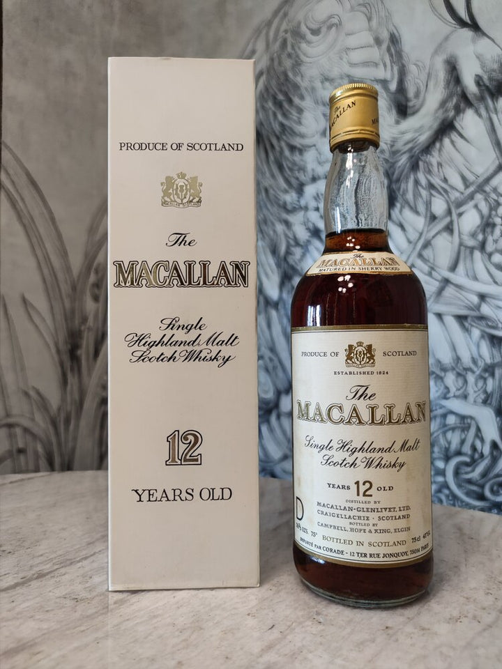  Macallan 12yo 75 proof 26 2/3 FL.OZS 43 GL - Distilia Shop