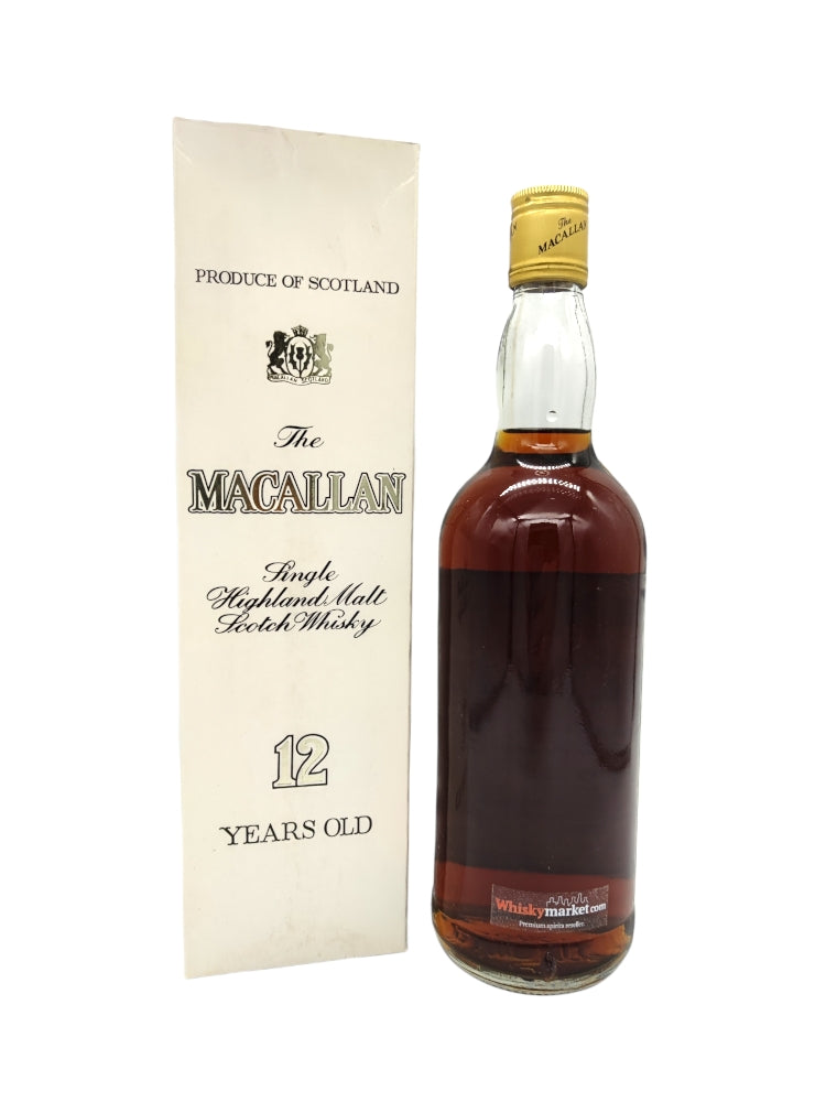 Macallan 12yo 75 proof 26 2/3 FL.OZS 43 GL set 12x750ml - Importe Par. Corade