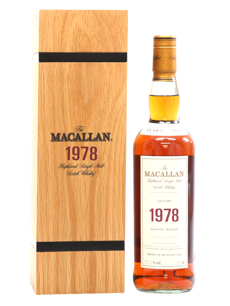 Macallan 1978 39yo cask#13810 Fine and Rare