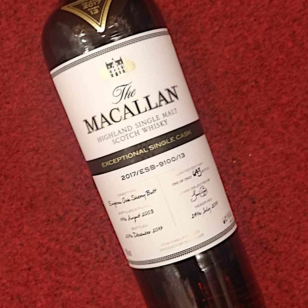 Macallan 2003/2017 14yo 60% Exceptional Single Cask 2017 ESB910013