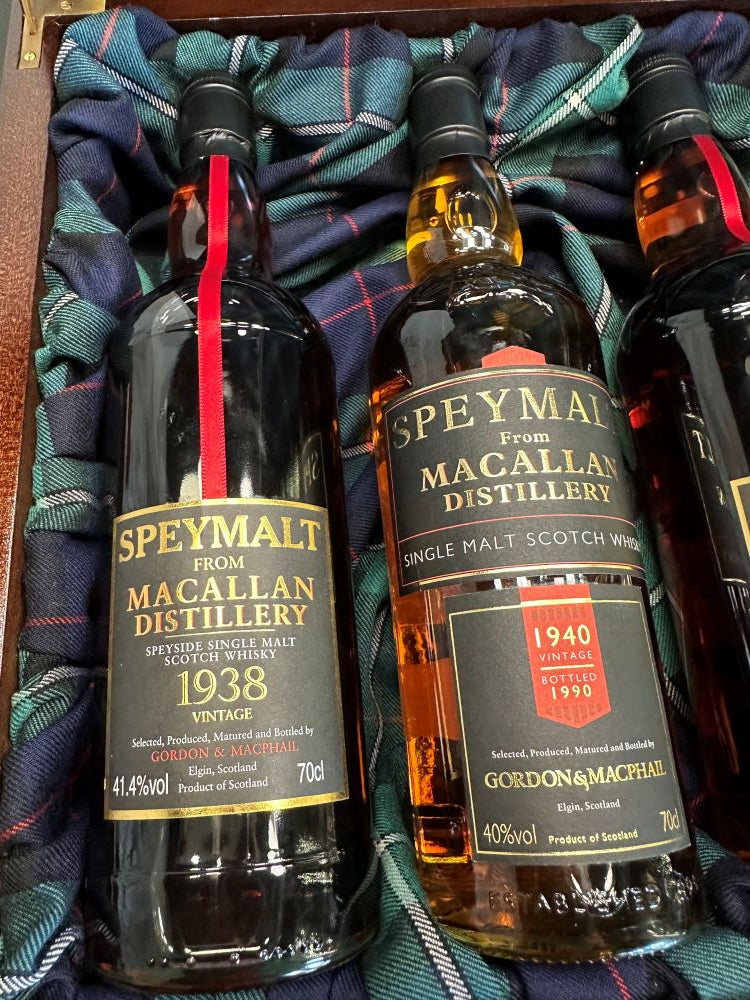 Macallan Speymalt 1938 & 1940 in box