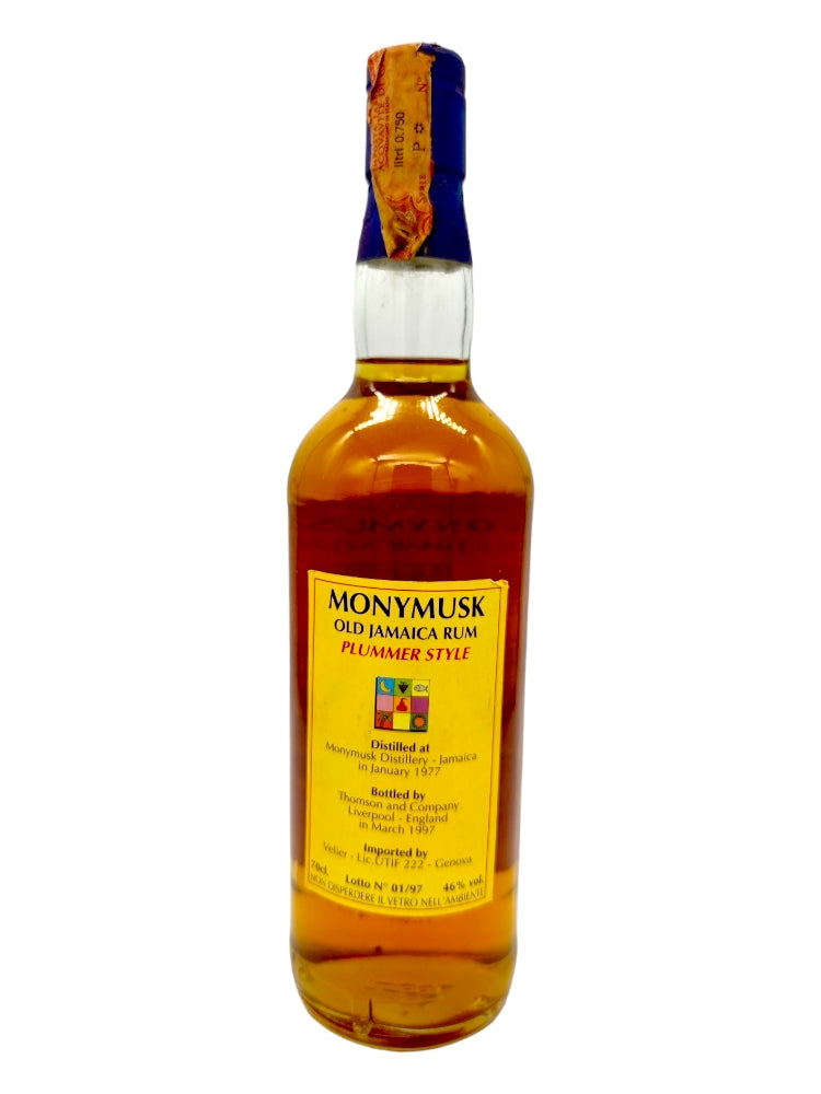 Monymusk 1977/1998 20yo 46% Clarendon Old Jamaica Rum Plummer Style