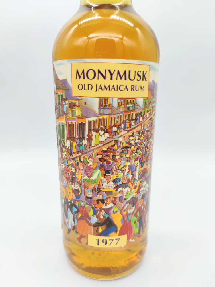 Monymusk 1977/1998 20yo 46% Clarendon Old Jamaica Rum Plummer Style (no box) label