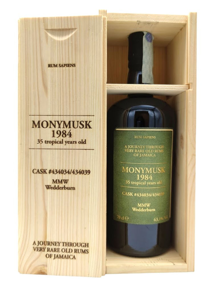 Monymusk 1984 35yo cask#434034/434039 Rum Sapiens MMW set 2 x 700ml