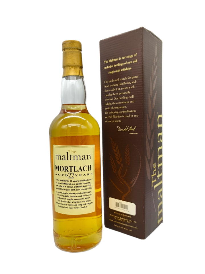 Mortlach 1989/2011 22yo 46% cask#1856 The Maltman