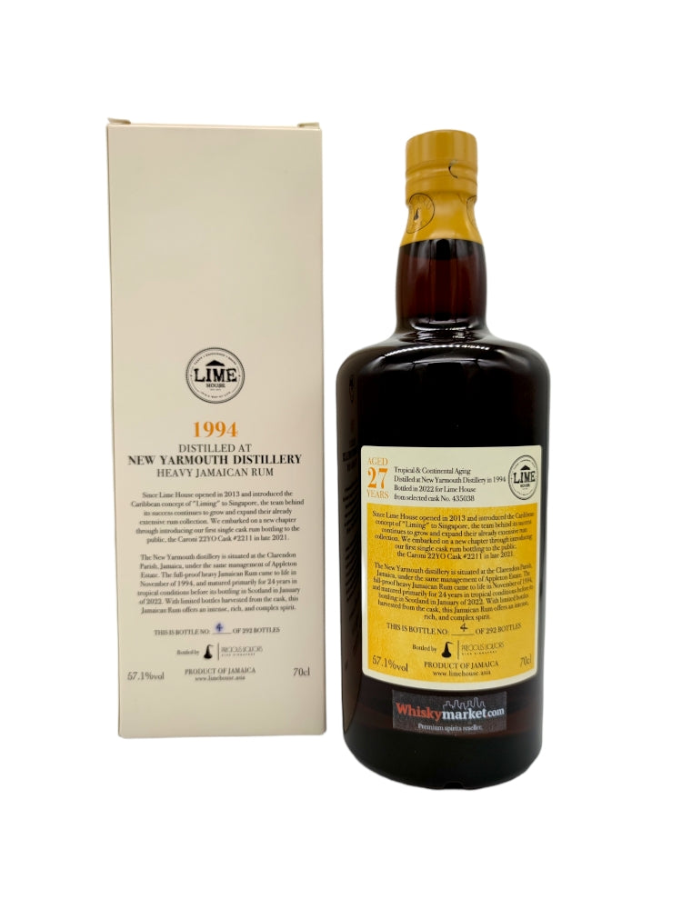 New Yarmouth 1994 27YO 57,1% cask#2211 Lime House