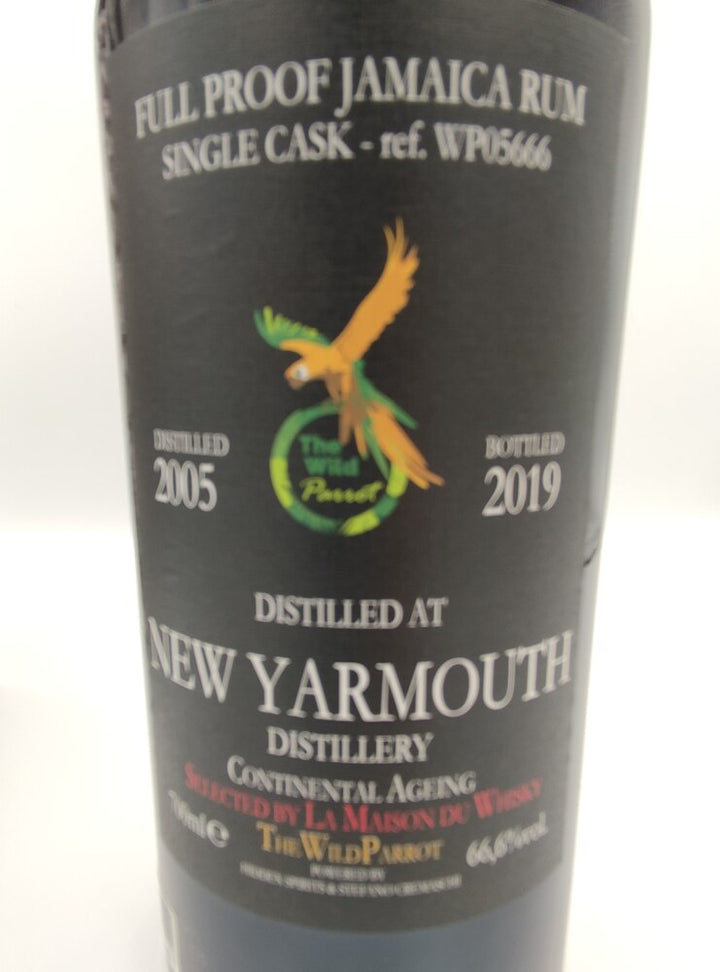 New Yarmouth 2005/2019 14yo 66,6% Jamaica cask#WP05666 The Wild Parrot label