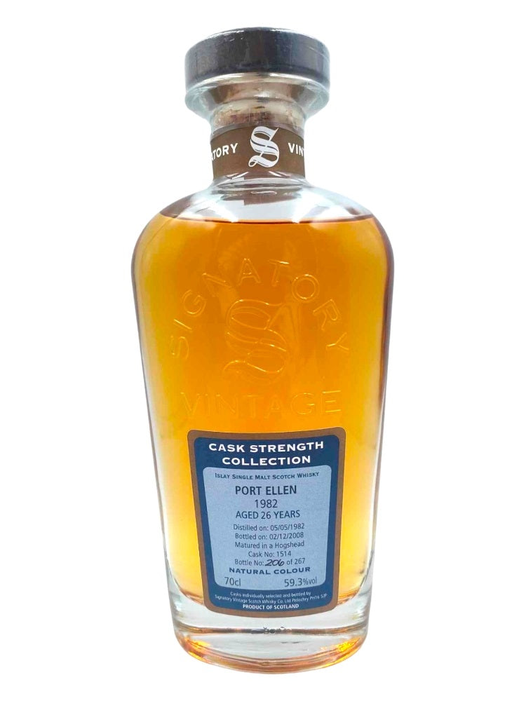 Port Ellen 1982/2008 26yo 59,3% cask#1514 Signatory Vintage bottle