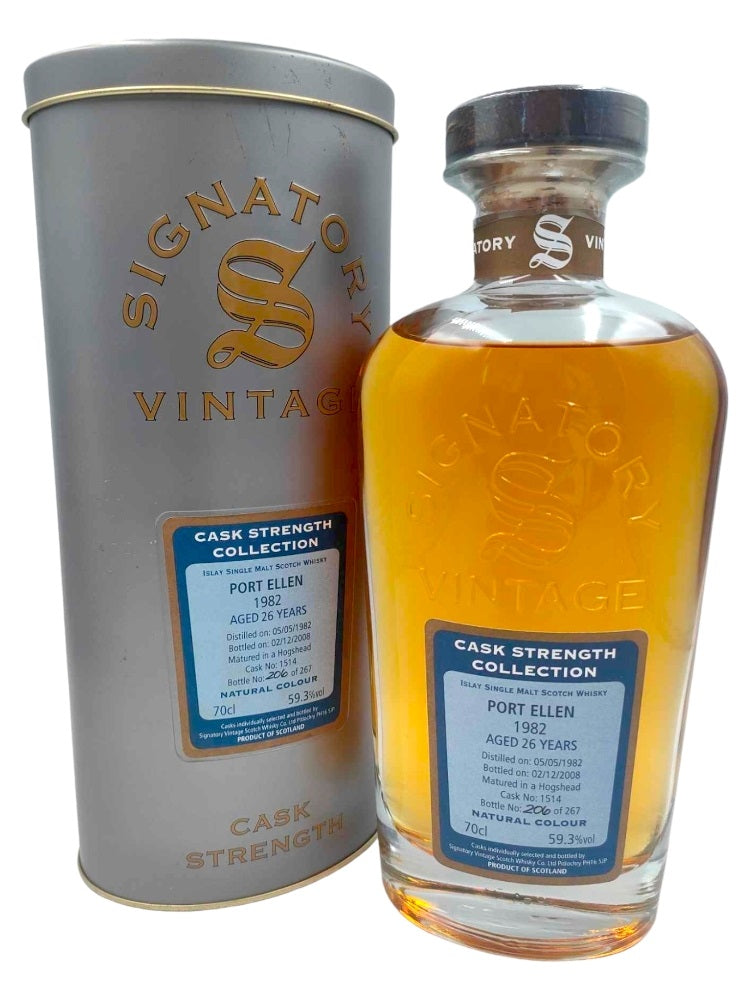 Port Ellen 1982/2008 26yo 59,3% cask 1514 Signatory Vintage