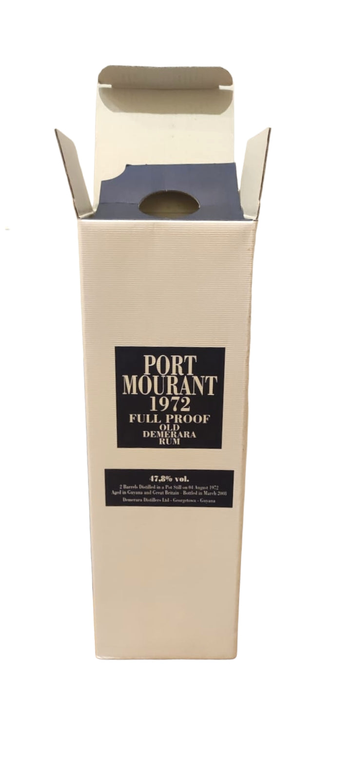 Port Mourant 1972/2008 36yo 47,8% label defect, box