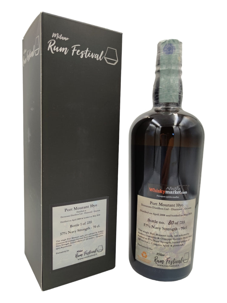 Port Mourant 2008/2018 10yo 57% Milano Rum Festival