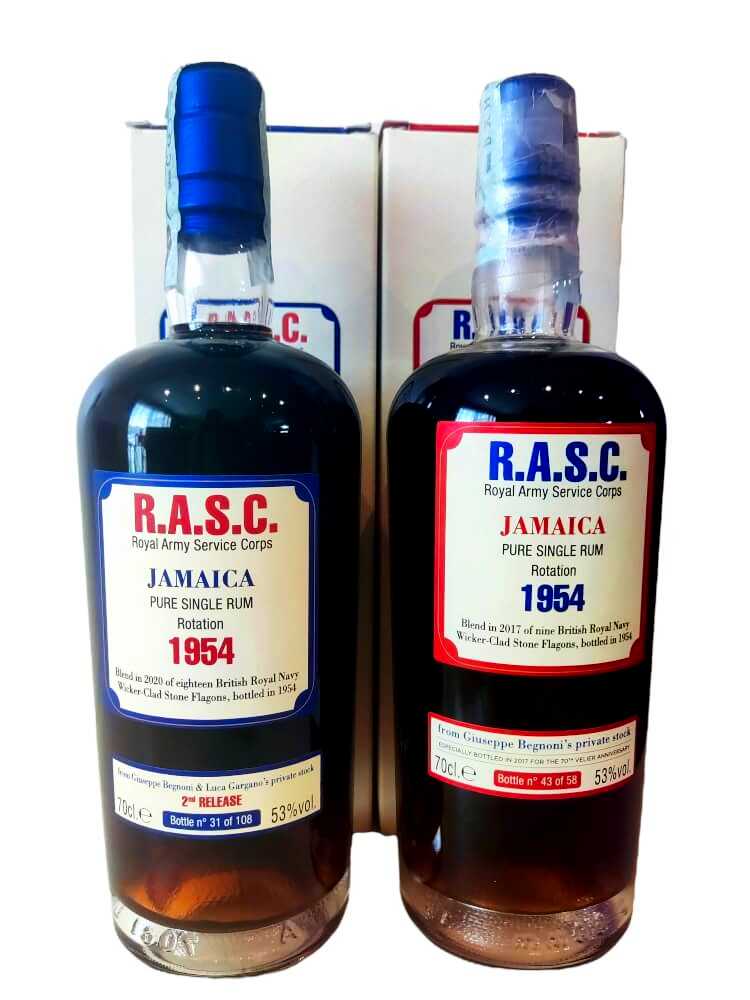 R.A.S.C. 1954 Jamaica 1st and 2nd Release set Giuseppe Begnoni