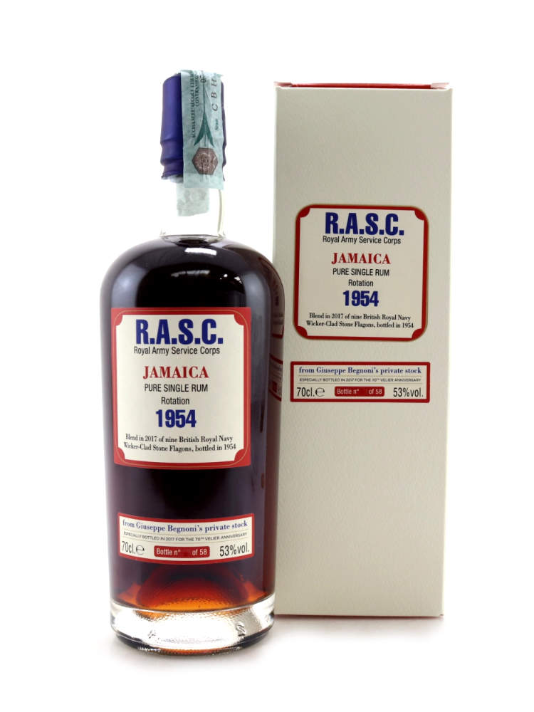 R.A.S.C. 1954 Jamaica Pure Single Rum 1st Release