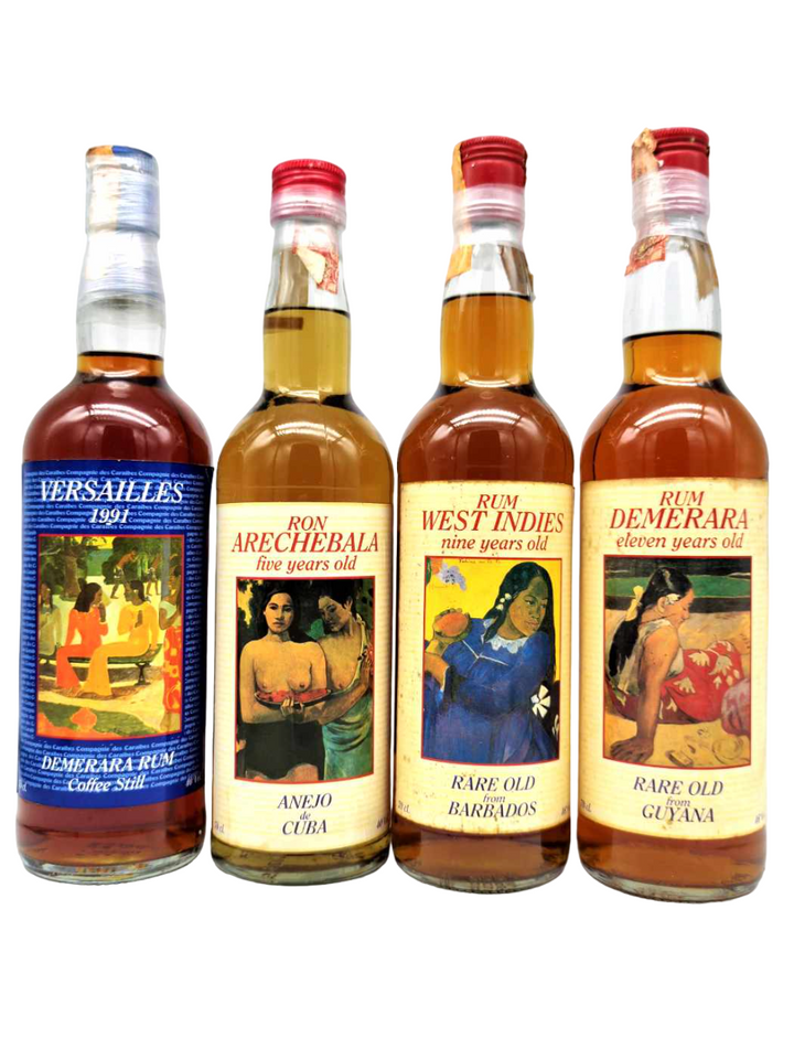 Rare Old Rum Set from Demerara, Barbados, Guyana, Cuba