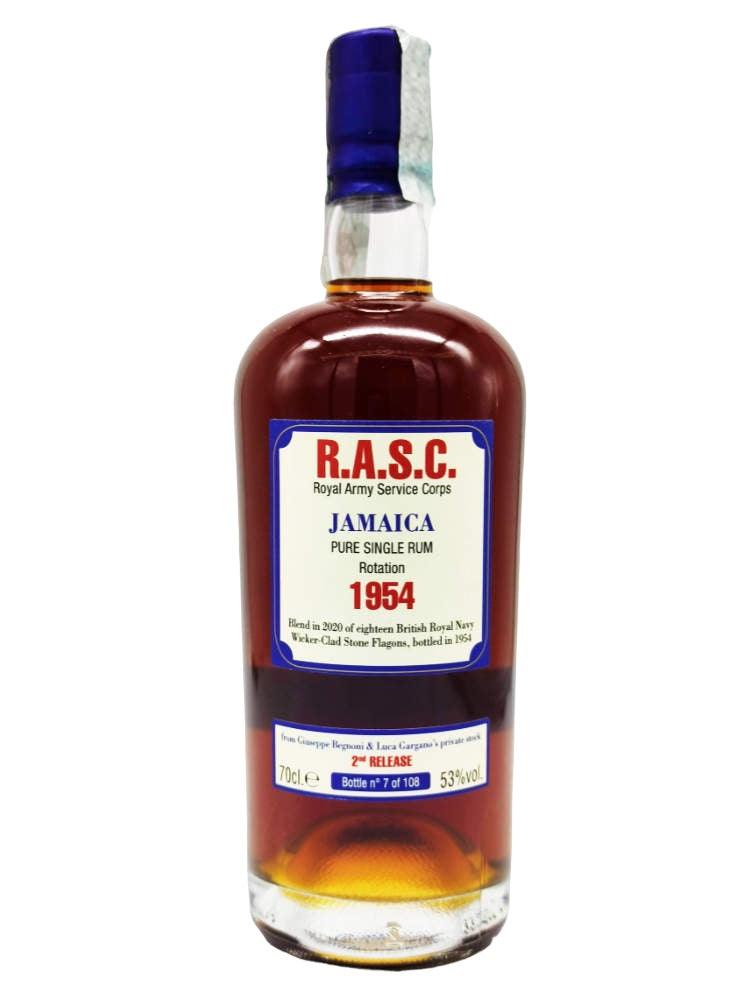 R.A.S.C. 1954 Jamaica Pure Single Rum 2nd Release